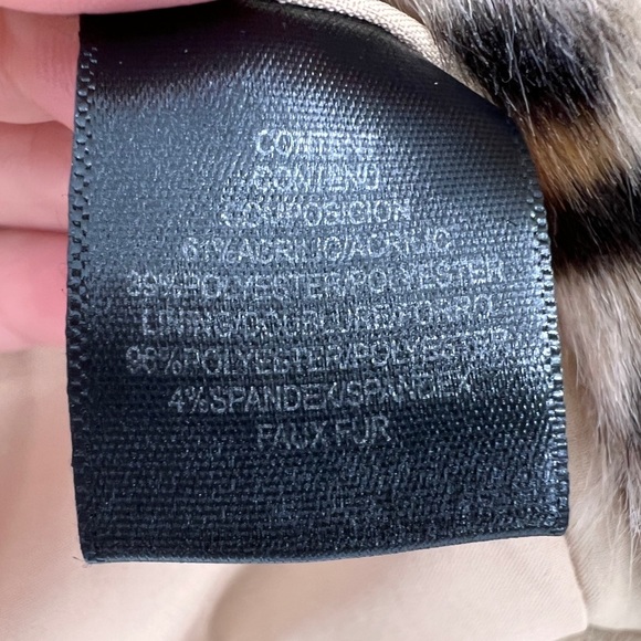 Wayf x Influencers Brooklyn Faux Fur Chubby Jacket Leopard Size Xs NWT - Picture 6 of 9